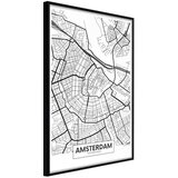  Poster - City map: Amsterdam 20x30 | shoptok.hr