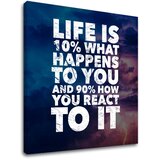 Motivacijska slika na platnu About life_001 (moderne slike z) | Shoptok.si