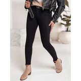 DStreet Spodnie damskie jeansowe CLARET czarne | shoptok.hr