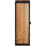 vidaXL Stenska kopalniška omarica 40x30x90 cm akacijev les in železo | Shoptok.si