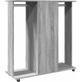  Ormar s kotačima sivi hrast 102 x 38 x 110 cm konstruirano drvo | shoptok.hr
