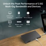 Tp-link SG105-M2 V1 5 port 2.5 Gbps mrežno stikalo /switch Slike