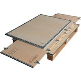 ratioform Zložljiv lesen zaboj, 2 drsnika in 4 smeri, DxŠxV 1180 x 780 x 750 mm, od 1 kosa | Shoptok.si