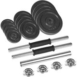Rebel ACTIVE Podesivi set liveno-gvozdenih bučica sa &amp;scaron;ipkom u koferu, 20 kg, model RBA-2327-20 Slike