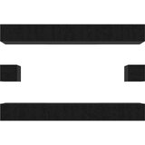 vidaXL Komplet TV omaric 8 pcs Črni hrast 100 x 30 x 30 cm, (5000068925) | Shoptok.si