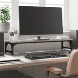 Stojalo za zaslon siva sonoma 85x23x15,5 cm inženirski les