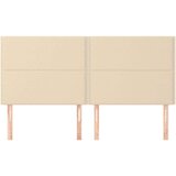  Uzglavlje 4 kom krem 90x5x78/88 cm od tkanine | shoptok.hr
