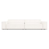 Micadoni Home Bež kavč s tkanino bouclé 244 cm Jodie - Micadoni Home Cene
