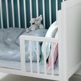 Troll nursery® zaščitna ograjica za otroško posteljico lukas™ junior white | shoptok.hr