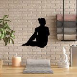 Wallity zidna dekoracija Yoga 22, 53x55cm, Crna | ePonuda.com