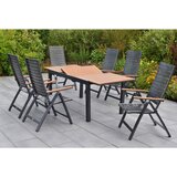 Gardenson VRTNA GARNITURA ASTROS aluminij barve grafita, naravne barve | Shoptok.si