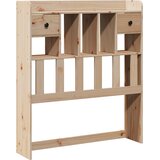  Krevet s regalom za knjige bez madraca 75x190 cm borovina | shoptok.hr