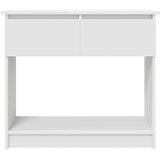  Konzolni stol s ladicama bijeli 85,5x38,5x74,5 cm | Eponuda.ba