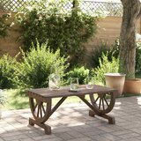  Vrtni stolić za kavu 90 x 50 x 40 cm od masivne jelovine | shoptok.hr