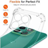 Techsuit Shockproof Clear Silicone prozirna maskica otporna na udarce za Motorola Edge 70 Fusion | Shoptok.si