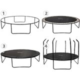 SKYFLYER trampolin crni – 366 cm | Eponuda.com