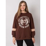 FANCY Sweatshirt-FA-BL-7231.33X-dark brown | Shoptok.si