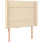  Uzglavlje s ušima krem 83x16x118/128 cm od tkanine | shoptok.hr