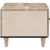 vidaXL Stolić za kavu s vratima Bež 80 x 50 x 40 cm masivno drvo manga | shoptok.hr