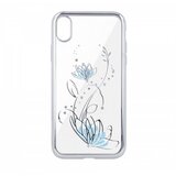 Nillkin Silikonski ovitek Lotus z okvirjem za iPhone 11 Pro Max - srebrn | Shoptok.si