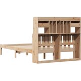 vidaXL Knjižna postelja brez vzmetnice 135x190 cm trdna borovina | Shoptok.si