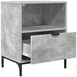  Noćni ormar Beton siva 49 x 36 x 61 cm Konstruirano drvo | Eponuda.com