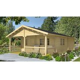 Male kuće Drvena kuća TOLEDO B with Sleeping Loft 595 × 646 cm sa šindrom | shoptok.hr