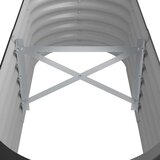  Povišena vrtna gredica od čelika 114 x 40 x 36 cm antracit | shoptok.hr