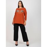 VITON Blouse-VI-BZ-2901.49P-dark orange | Shoptok.si