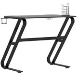  Igraći stol s nogama u oblika slova ZZ crni 90 x 60 x 75 cm | Eponuda.ba