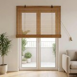 Rolo zavjesa Smeđa 90 x 220 cm Bambus u