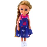 Mini lutka s dugom kosom u haljini 15cm - lutku biramo nasumično | Shoptok.si