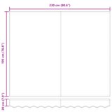 Tenda Nadomestno platno za tendo Antracit 235 x 195 cm Poliester, (5000206814) | Shoptok.si