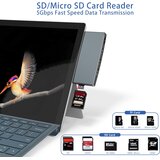 CATECK aluminijasta priklopna postaja USB za Microsoft Surface Pro 4/5/6 z 4K HDMI | Shoptok.si