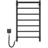  Električni sušač peškira sa termostatom FORTIS 155W 80x48 cm crni desni | Eponuda.com