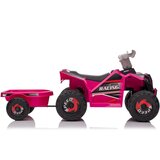Lean_Toys Roza baterijski štirikolesnik XMX630T s prikolico | Shoptok.si