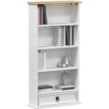 Cd ormar Bijelo 52 x 17.5 x 103 cm Čvrsto borovo drvo | shoptok.hr