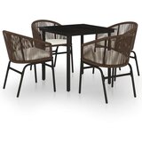  3-dijelni vrtni blagovaonski set smeđi Smeđa | shoptok.hr