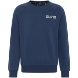 DreiMaster Maritim Sweater majica 'Bridgeport' morsko plava / bijela