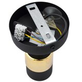  LED zidno spot svetlo TUBSSON 1xGU10/4,8W/230V crna/zlatna | Eponuda.com