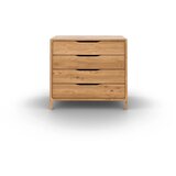 The Beds Niska komoda od punog hrasta u prirodnoj boji 95x80 cm Twig – | shoptok.hr