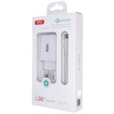 XO Punjač za mob. L36 + kabl USB Tip c kabl FAST beli | Eponuda.com