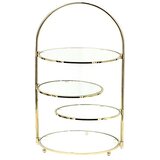 Schafer Schäfer 4-tier glass stand zlatna 45 cm Biwa | shoptok.hr