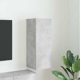 TV zidni ormar Zidne Beton 30 x 31 x 80 cm Konstruirano drvo | shoptok.hr