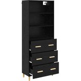  Highboard Crni hrast 69,5 x 32,5 x 180 cm Konstruirano drvo | shoptok.hr