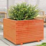 Maison Chic Vrtno cvetlično korito - Cvetlični Lonec voščeno 70x70x49,5 cm trdna borovina, (21790129) | Shoptok.si
