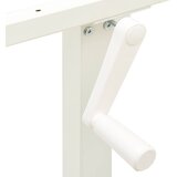  Stol Bjela i prirodna 140 x 60 cm Čvrsto Hrastovo Drvo | shoptok.hr