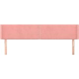  Vzglavje z ušesi roza 183x16x78/88 cm žamet, (20935989) | Shoptok.si