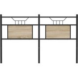  Zamjensko uzglavlje boja hrasta sonome 140 cm konstruirano drvo i čelik | shoptok.hr