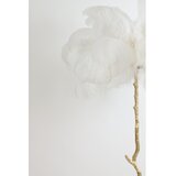 Light & Living Bela/v zlati barvi stoječa svetilka s senčilom iz perja (višina 180 cm) Feather – | Shoptok.si
